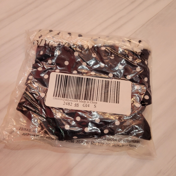 NWT Victoria's Secret Size Small Polka Dot Cheeky Bikini Bottoms - Picture 3 of 6